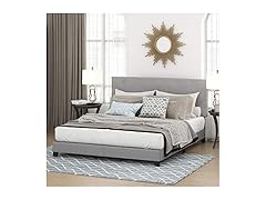Furinno Laval Bed Frame Cal King, Glacier