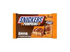 Snickers Pumpkins Milk Choc Halloween 6p