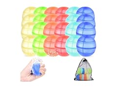 RURING Reusable Silicone Water Balloons 24PK