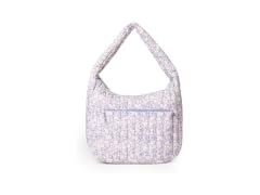 Amazon Essentials Quilted Tote Bag Blue Ivory (OS)