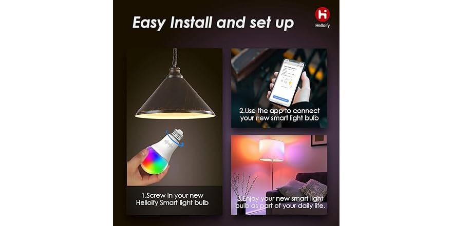helloify A19 LED Smart