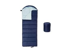Amazon Basics 35F Sleeping Bag - Navy Blue