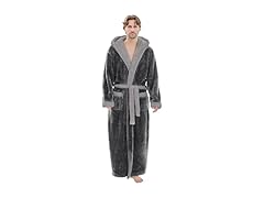 PJGGZ Mens Plush Robes Full Length