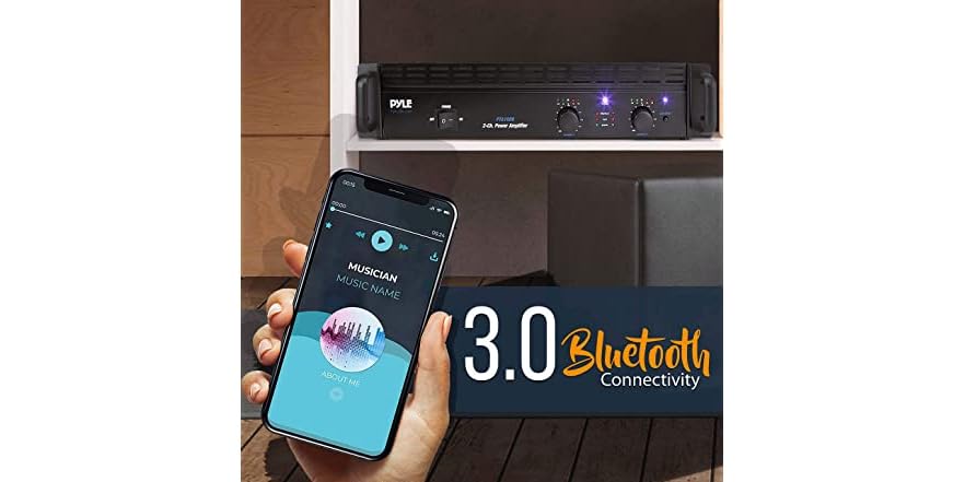 Professional Audio Bt Power Amplifier