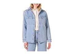 AE Womens OversizedFit Denim Shirt Jkt