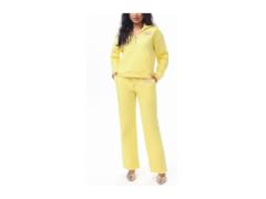 Juicy Couture Women (L) 1/4 Pullover Yellow Iris