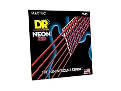 DR Strings HI-DEF NEON Electric Guitar Strings (Red, 9-46)