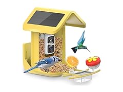 Bird Feeder with Camera Solar Powered