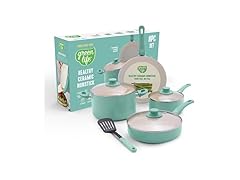 GreenLife 8 Piece Nonstick Cookware Set