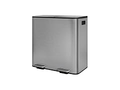 Takywep 2X10.6 Gal Compartment Kitchen Trash Can