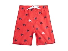 Kanu Boys Red Swim Trunk (10-12)