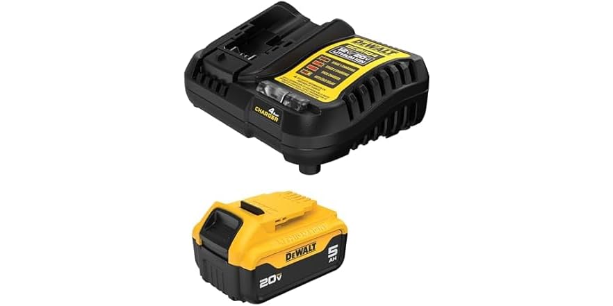 DEWALT DCB205C20V MAX 5Ah Battery and Charger Kit