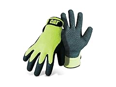 CAT CAT017417M High-Vis String Knit Gloves, Large