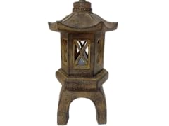 Santa's Workshop Resin Solar Temple
