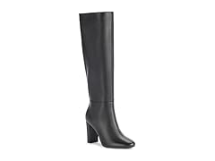 KARL LAGERFELD Vani Knee High Boot With Block Heel