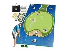 Golf Chipping Game Set w/ Mat & Balls