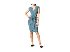 Amazon Essentials Womens Classic CapSleeve Wrap Dress