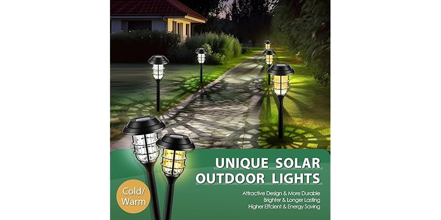 SOLPEX 12 Pack Solar Ground Lights