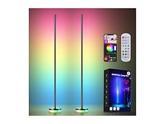OIYN Corner Floor Lamp 2-Pack RGBICW