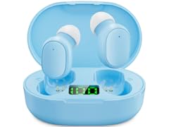 USB-C Rechargeable Wireless Earbuds- Blue