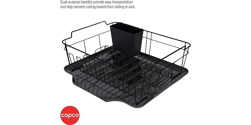 Copco Dish Rack Copco Black Small Dish Rack