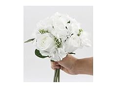 Rose Hydrangea Flowers Bouquet 2 Pack