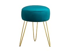 Lue Bona Teal Vanity Stool