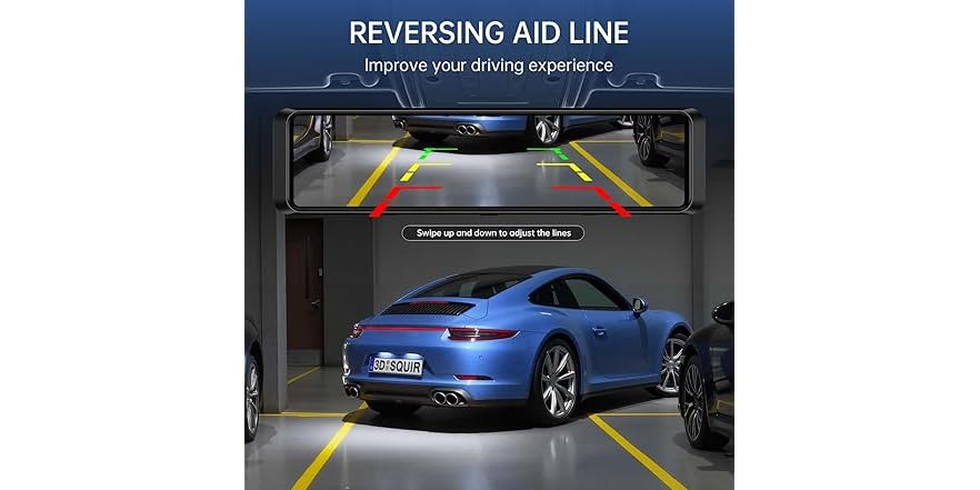 4K Rear View Mirror Camera | 12