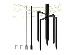 Xbrigh String Light Poles