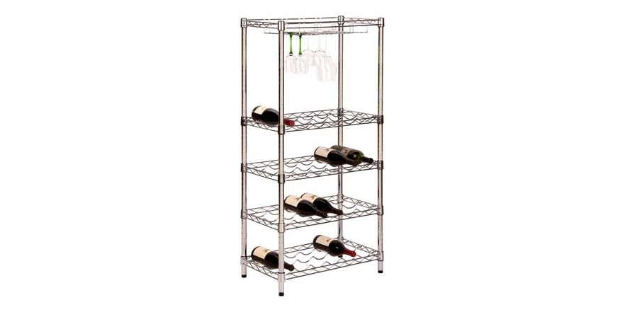 Chrome Wine Rack