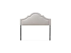 Baxton Studio Rita King Headboard Beige