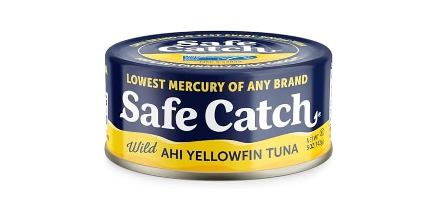Safe Catch Wild Ahi Yellowfin Tuna Fish Canned