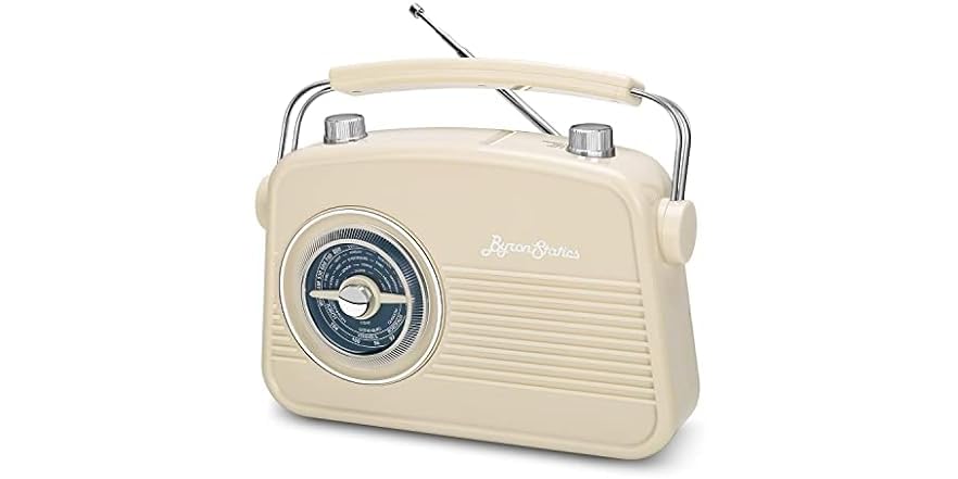 ByronStatics Retro Vintage AM/FM Radio