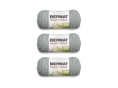 Bernat Super Value Soft Gray Yarn