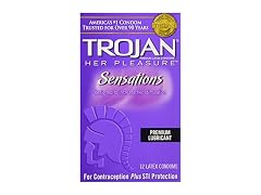 Trojan Her Pleasure Sensations Condoms 12ct 3pk