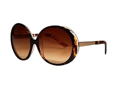 Kensie Kyla Sunglass, Dark Tortoise/Polka Dot