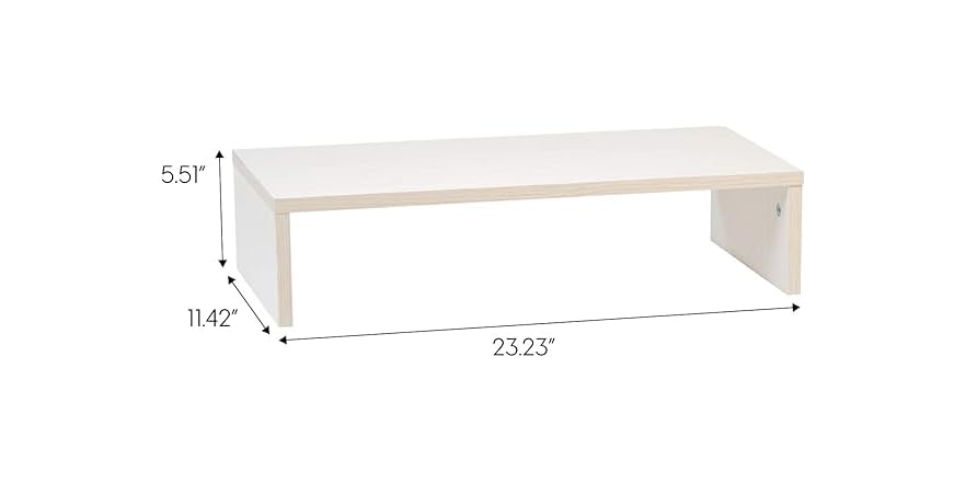 IRIS USA 1-Tier Multi-Purpose PC Monitor Stand