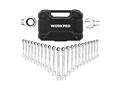 22-Piece Ratcheting Combination Wrenches Green