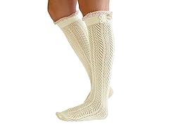 The Original Button Boot Socks with Lace