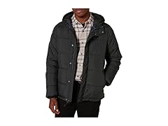 Amazon  Essentials Mens Hooded Puffer Coat Black XS