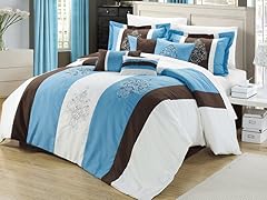 Vicky 12-Piece Embroidered Comforter Set