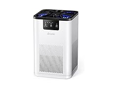 AROEVE Air Purifiers for Bedroom HEPA Air Purifier With Aromatherapy Function MK06- White(Open Box)