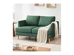 BFD Mid Century Modern Loveseat Couch, 56"