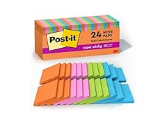 Post-it Super Sticky Notes, 24 Sticky No