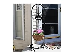 Sunnydaze Hanging Basket Planter Stand