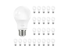 Consciot A19 LED Light Bulb,60W 24pk