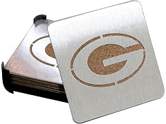 YouTheFan NFL Coasters, Stainless Steel