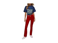 Forever 21 Women's (M) Corduroy Belted Flare Pants