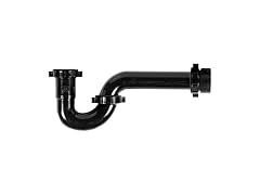 P-Trap w/Threaded ABS Adapter, Bagged