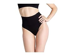 ESSENTIALS BY TUMMY TANK Women's Black Shaping Thong (L-XL)